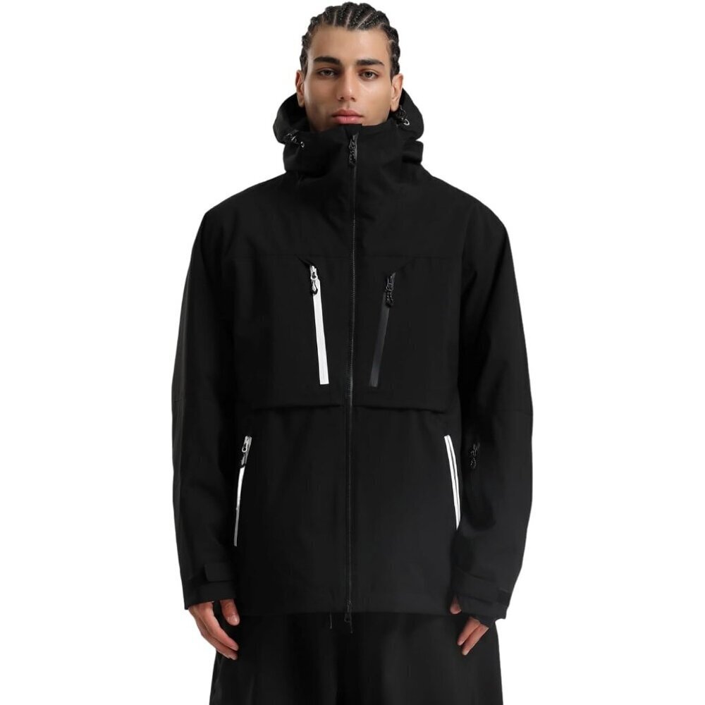 Men's Ski Jacket Waterproof Snowboard Jackets Windproof Baggy Snowboarding Coat
